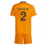 Dječji Nogometni Dres Real Madrid Daniel Carvajal #2 Gostujuci 2024-25 Kratak Rukav (+ Kratke hlače)